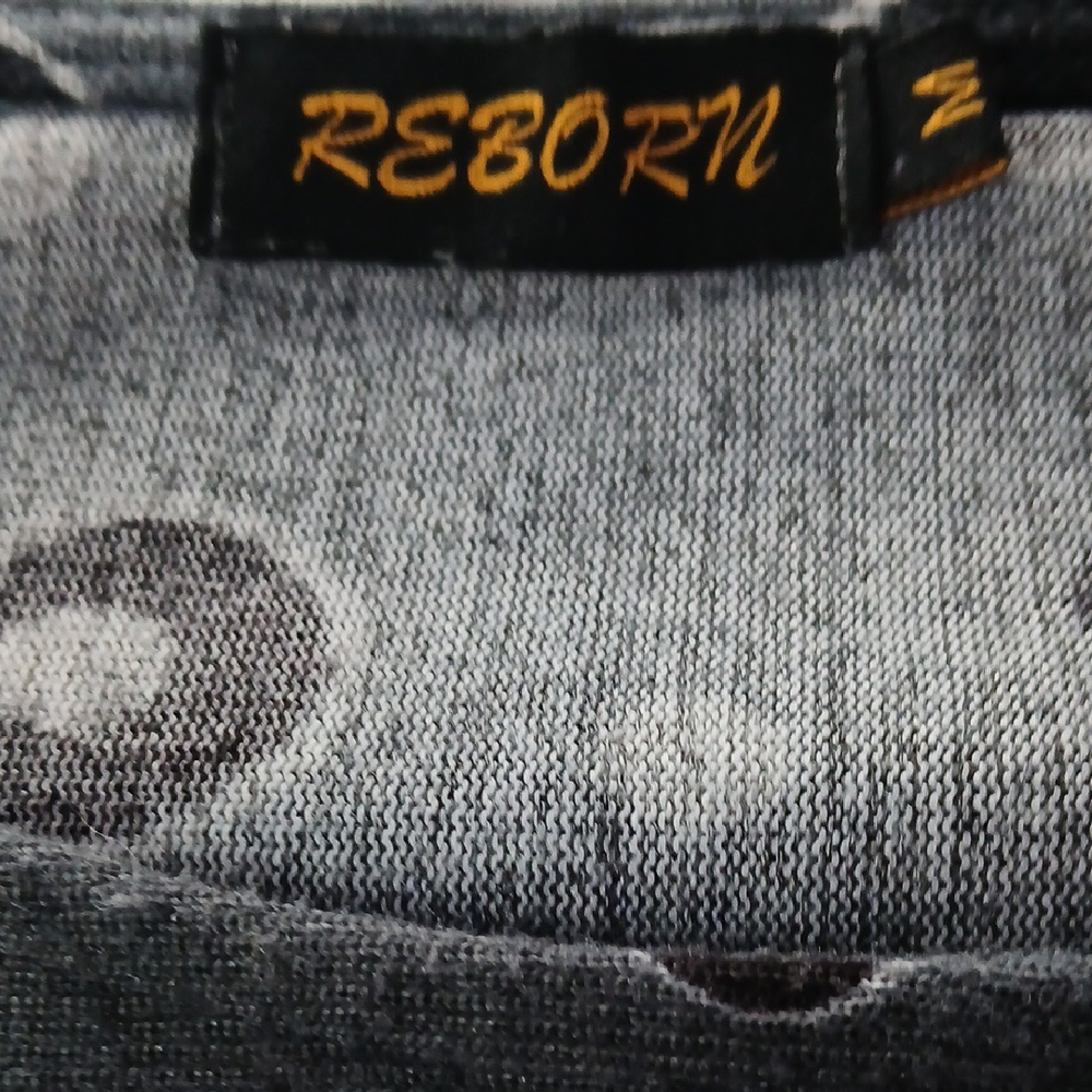 Reborn Gray Fit and Flare Dress with Sequin Embellishments - Picture 2 of 3